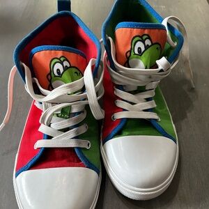 Mario Brother high top shoes.